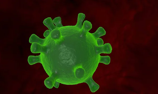 Virus microscopisch onderzoek — Stockfoto