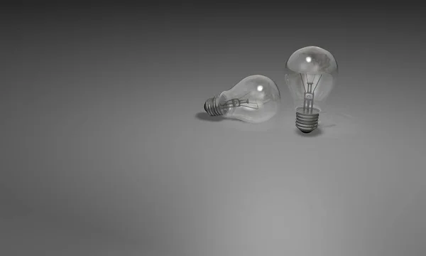 Bulb three-dimensional realistic model studies — Stock Photo, Image