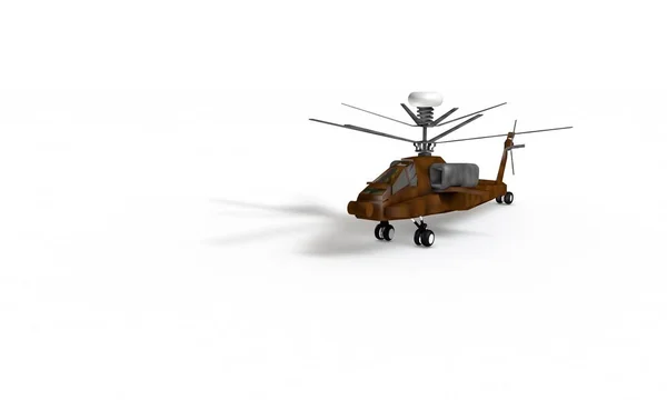 Modelo de helicóptero para crianças com cores de contraste — Fotografia de Stock