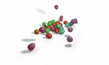 Paskalya Bayramı. Yumurta çalışma 