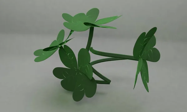 17. März Blume 3d render — Stockfoto