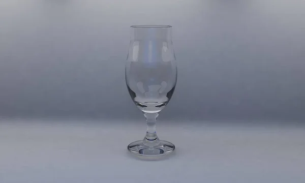 3D рендеринг модели Glass Cup — стоковое фото