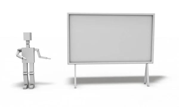 Πινακίδα, σύνθετο χαρακτήρα, 3d καθιστούν — Φωτογραφία Αρχείου