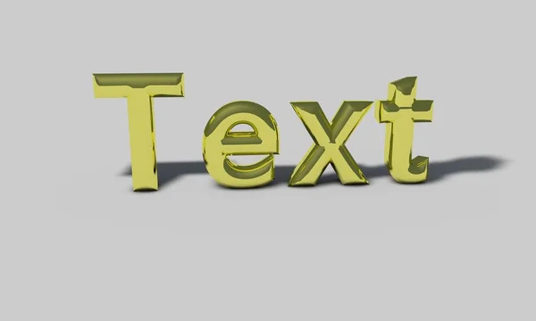 Bakgrund av Ballon guld text, 3d render — Stockfoto