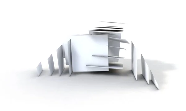 Фон абстрактного взрыва кубики 3D рендеринг — стоковое фото