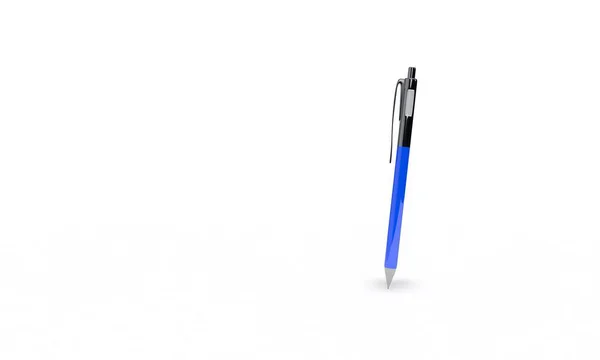 Background of ballpoint pen ,3d render — Stock Photo, Image