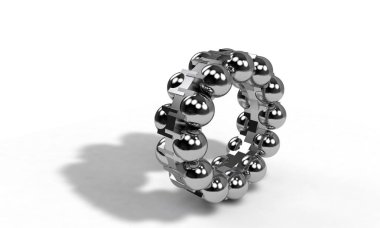 Rulman iç beyaz, 3d render