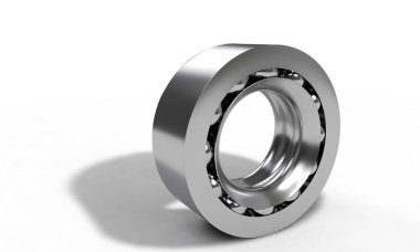 Rulman beyaz, 3d izole render