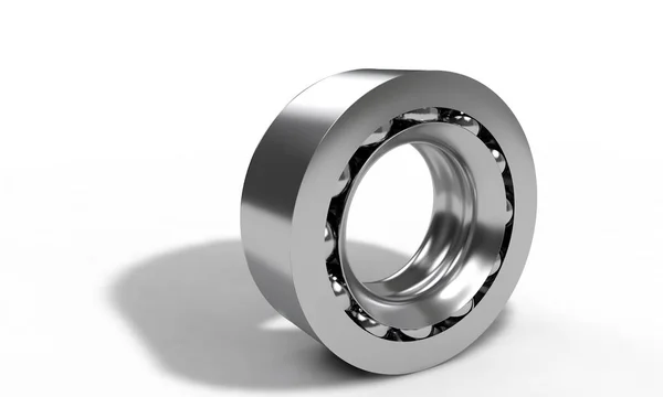 Rulman beyaz, 3d izole render