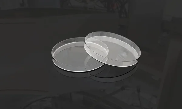 Placa Petri (estéril) de fondo, 3d render —  Fotos de Stock