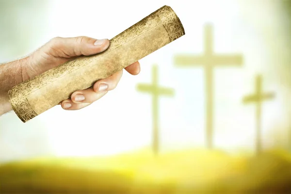 The message from the cross — Stock Photo, Image