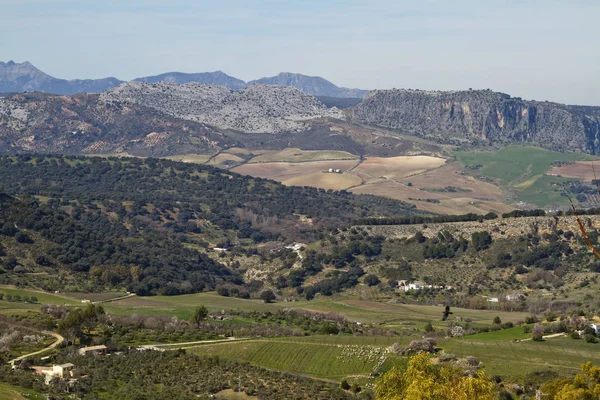 Hermoso paisaje y montañas alrededor de Ronda —  Fotos de Stock
