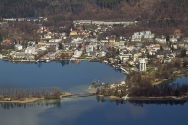 Lakeside town Portschach am Woerthersee