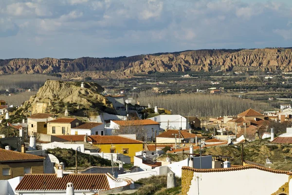 View of Guadix and Sierra de Baza — Stock Photo, Image