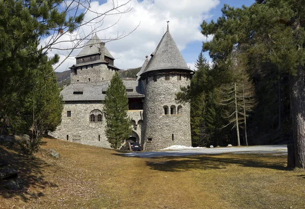 Burg Finstergrun na Ramingstein — Stock fotografie