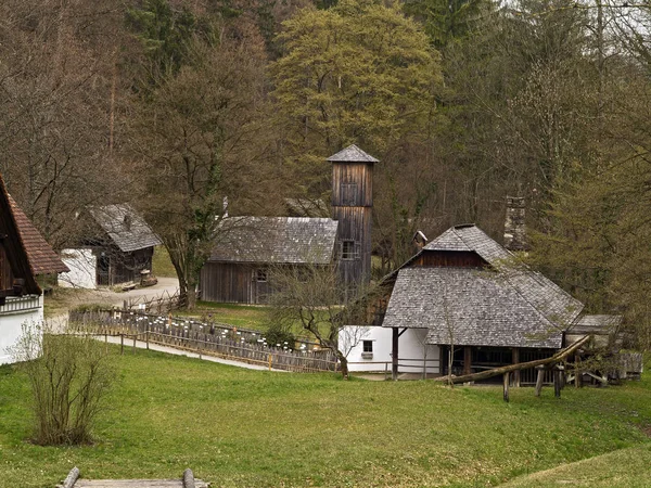 Österrikiska friluftsmuseet Stuebing nära Graz — Stockfoto