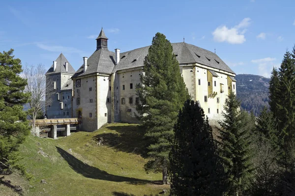 Schloss Moosham jest również znany jako zamek czarownic — Zdjęcie stockowe