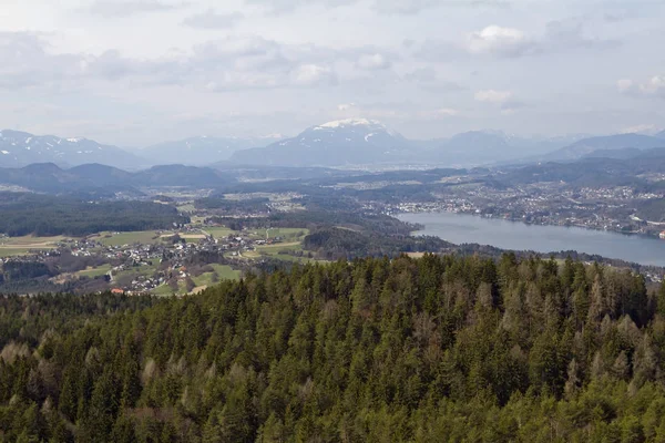 Woerthersee lake west part — Stock Photo, Image