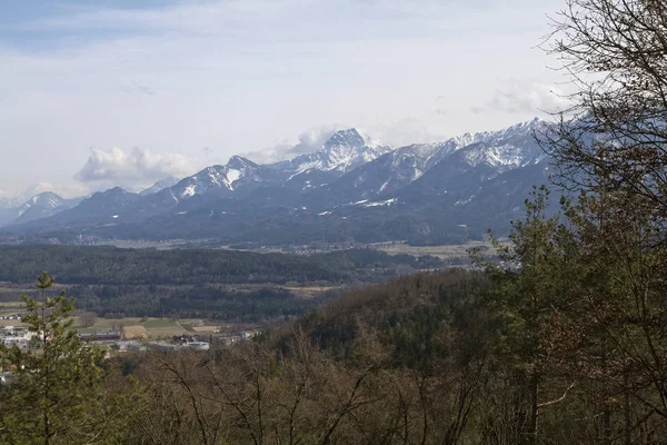 Vale Gailtal de Caríntia — Fotografia de Stock