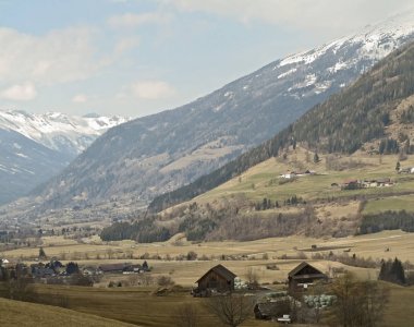 Mur valley yakınındaki Gruben Avusturya