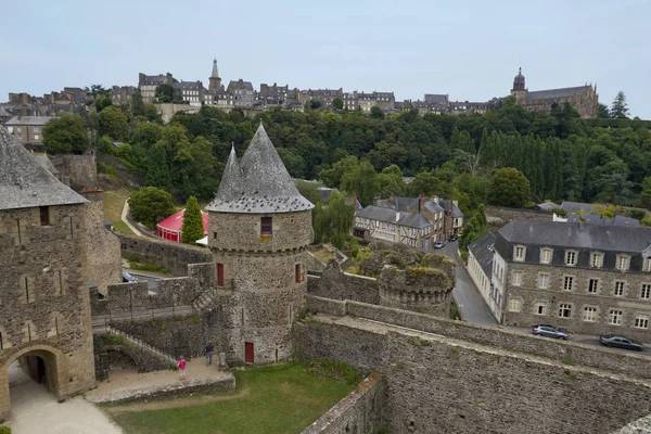 Castello medievale di Fougeres — Foto Stock