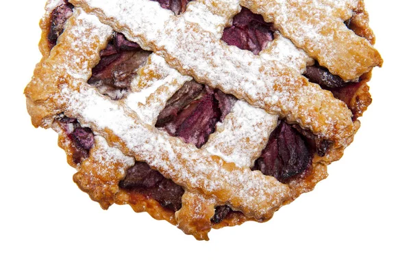Tart with plums — Stock Photo, Image