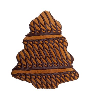 beyaz izole gingerbread 