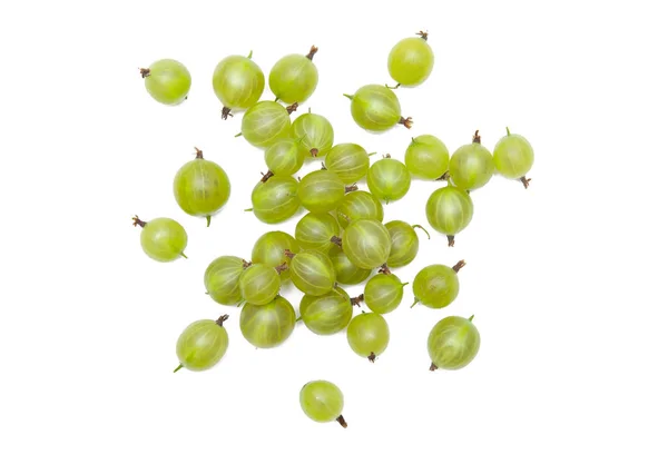 Gooseberry isolated on the white background — Stock Photo, Image