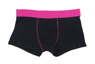 Boxer şort beyaz zemin üzerine izole
