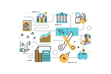 Taxs ve Finans illüstrasyon