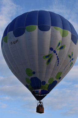 Şafakta 2016 Adirondack sıcak hava balon Festivali açılışında balon