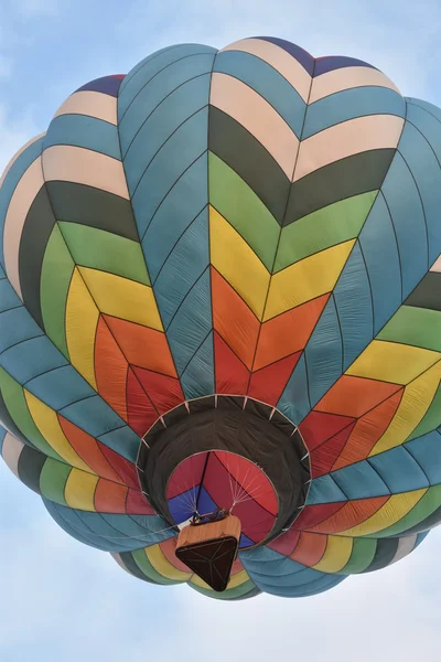 Balloon launch at dawn at the 2016 Adirondack Hot Air Balloon Festival — Stock Photo, Image