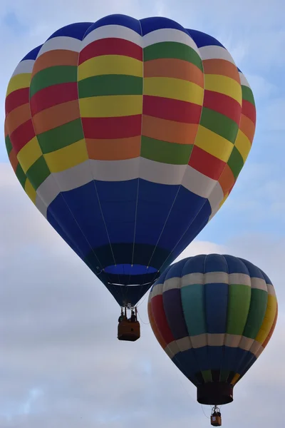 Balónu startu za úsvitu na 2016 Adirondack Hot Air balon Festival — Stock fotografie