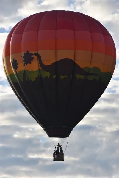 Ballon lancering ved daggry på 2016 Adirondack Hot Air Ballon Festival - Stock-foto
