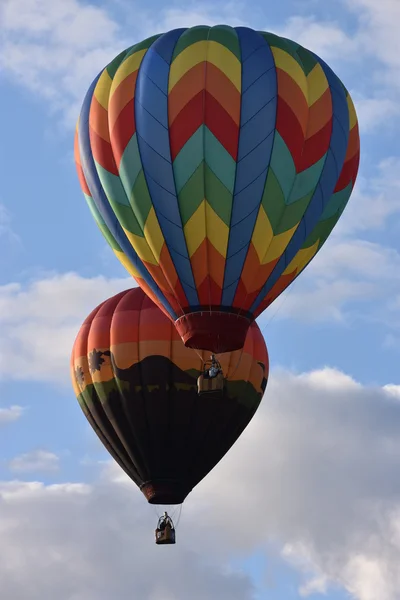 Ballonstart im Morgengrauen beim adirondack Heißluftballonfestival 2016 — Stockfoto