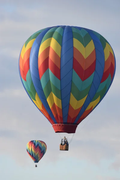 Balónu startu za úsvitu na 2016 Adirondack Hot Air balon Festival — Stock fotografie