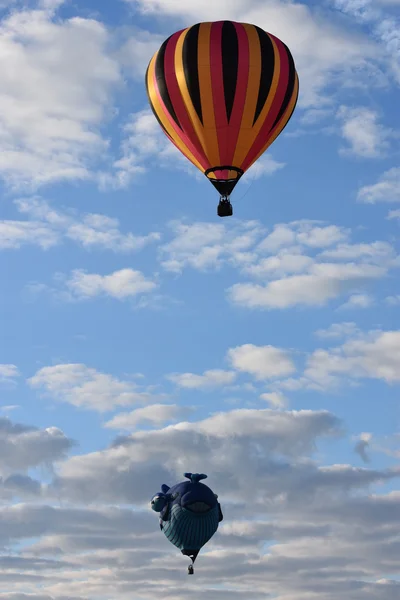 Balónu startu za úsvitu na 2016 Adirondack Hot Air balon Festival — Stock fotografie