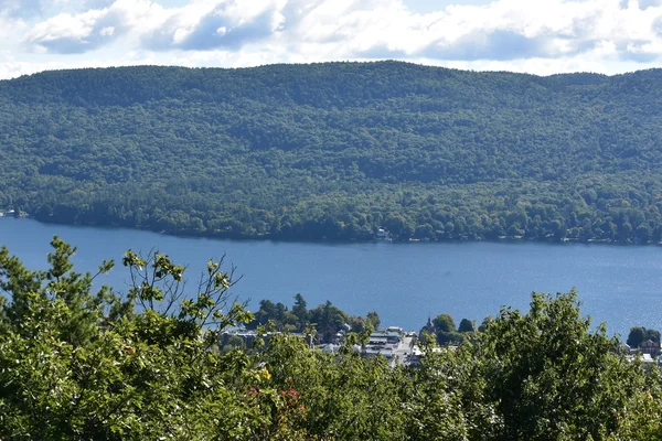 Lago George, de Prospect Mountain, em Nova York — Fotografia de Stock