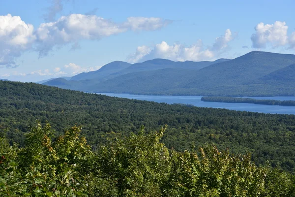 Lake George, from Prospect Mountain, in New York — Stock Photo, Image
