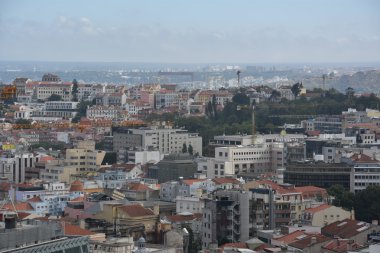 Lizbon, Portekiz 'in havadan görünüşü