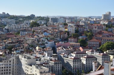 Görünüm (from St George Castle) Lizbon Portekiz