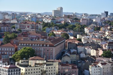 Görünüm (from St George Castle) Lizbon Portekiz