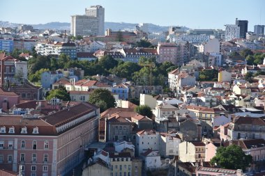 Görünüm (from St George Castle) Lizbon Portekiz