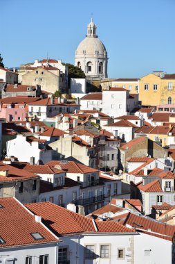 Görünüm (dan Bairro Alto) Lizbon Portekiz