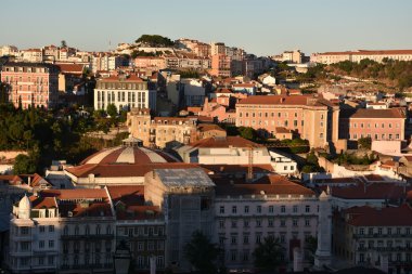 Görünüm (dan Bairro Alto) Lizbon Portekiz