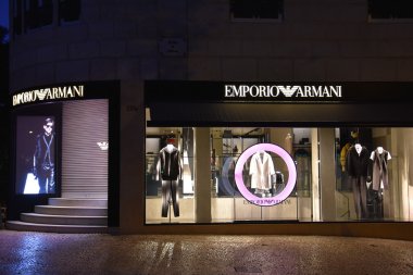 LISBON, PORTUGAL - 20 AUG: Liberdida Bulvarı, Lizbon, Portekiz, 20 Ağustos 2016.