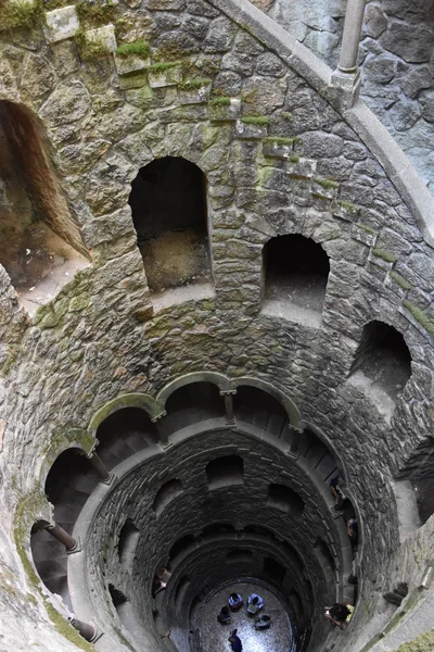 The Initiation well at Quinta da Regaleira in Sintra, Portugal