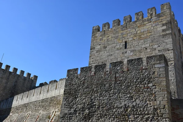 Lisboa Portugal Ago Castillo San Jorge Castillo San Jorge Con — Foto de Stock