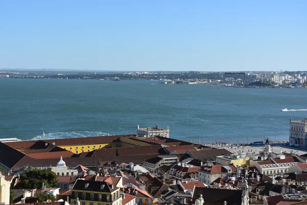 Görünüm (from St George Castle) Lizbon Portekiz — Stok fotoğraf