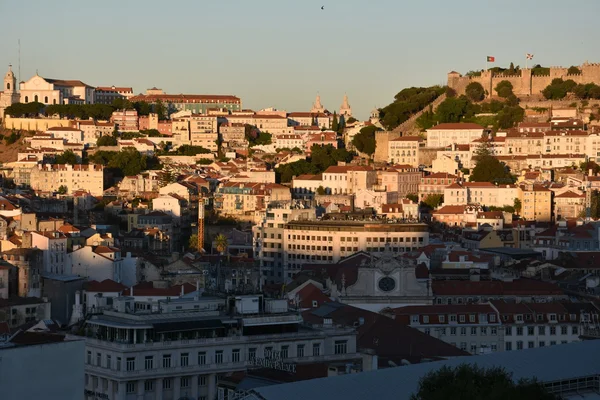 Vue de Lisbonne (depuis Bairro Alto) au Portugal — Photo